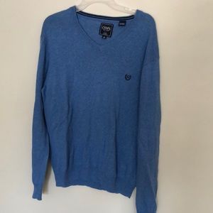 Chaps light blue v-neck sweater